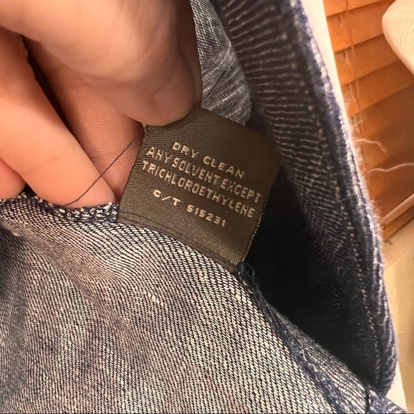 TAYLOR Womens Midi 100% Linen Fit And Flare Denim Dress Wedding Party Nautical - Picture 11 of 12